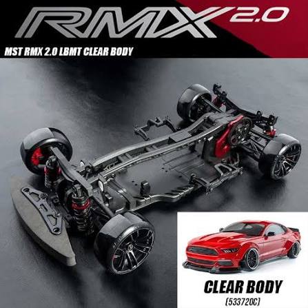MST RMX 2.0 1/10 2WD漂移車套件（含透明LBMT車殼）