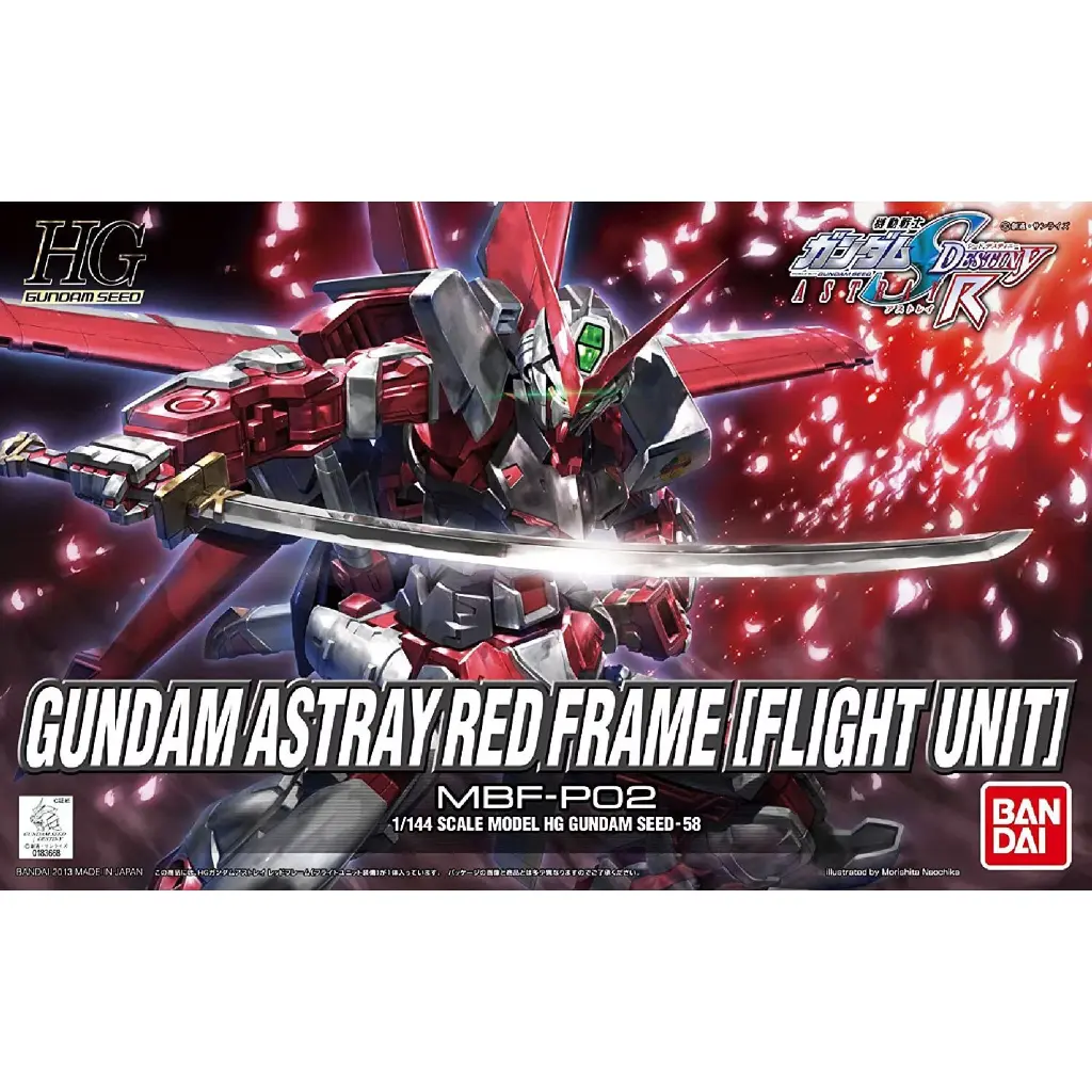 HG 1/144 GUNDAM ASTRAY RED FRAME (FLIGHT UNIT)