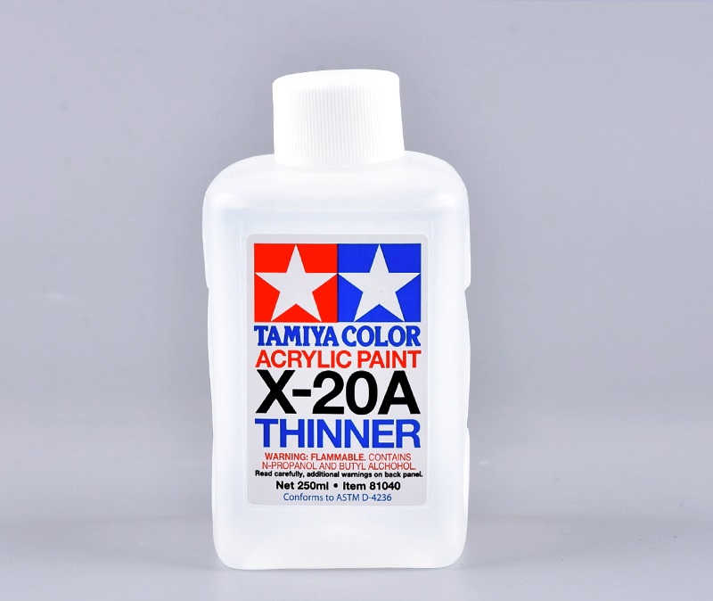 田宮模型 81040 Tamiya Color 水性亞克力油 Mini X-20A 稀釋劑 250ml