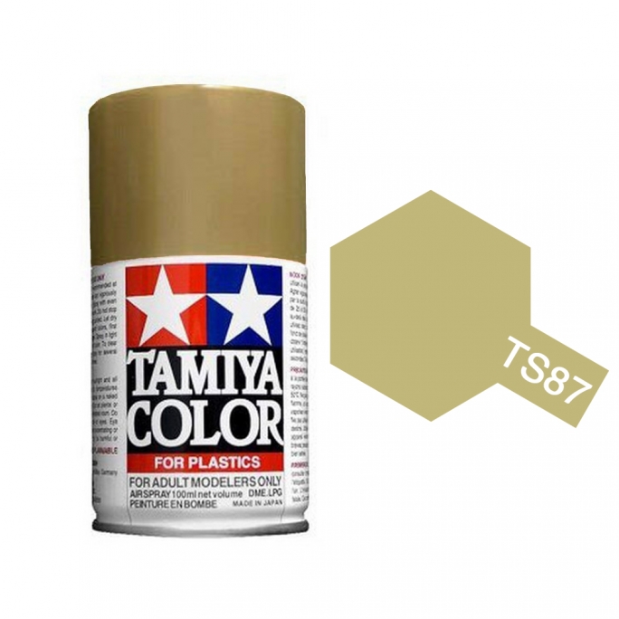 Tamiya Color Lacquer Paint Spray TS-87 Titan Gold 100ml
