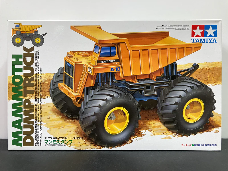 Tamiya 17013 1/32 Mini 4WD Mammoth Dump Truck 