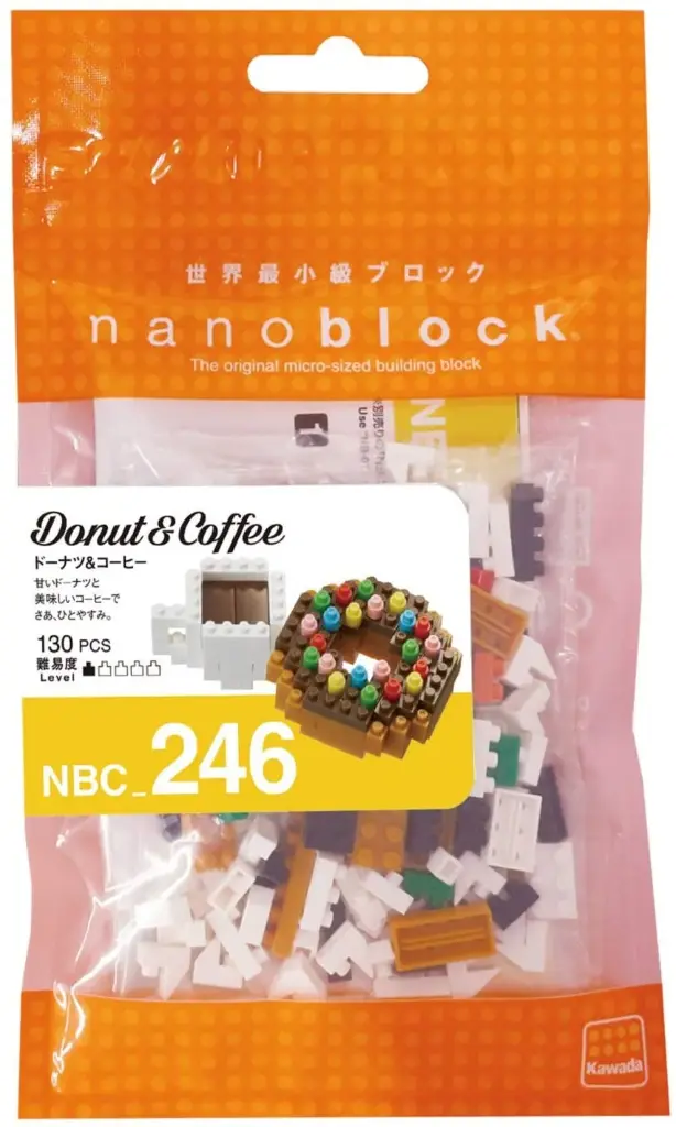 Kawada NBC-246 nanoblock DONUT & COFFEE