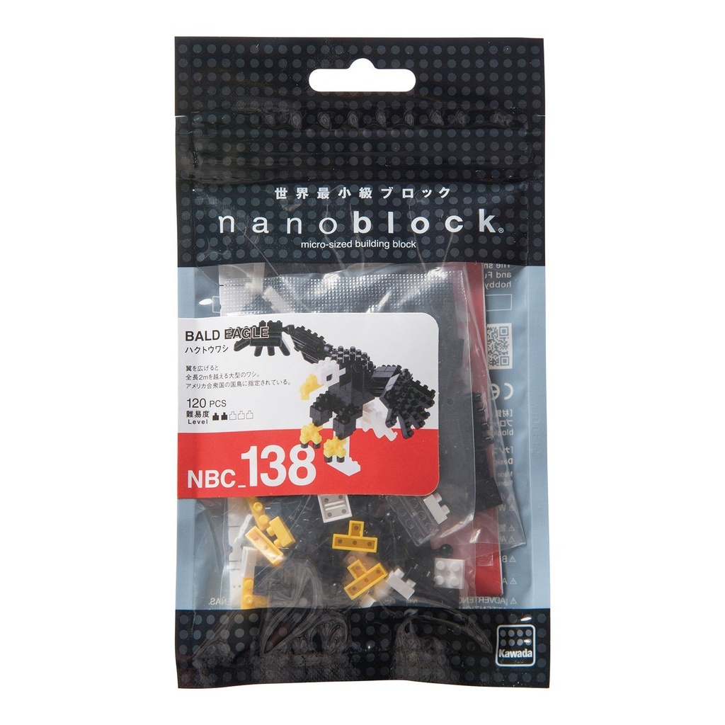 Kawada NBC-268 nanoblock BALD EAGLE