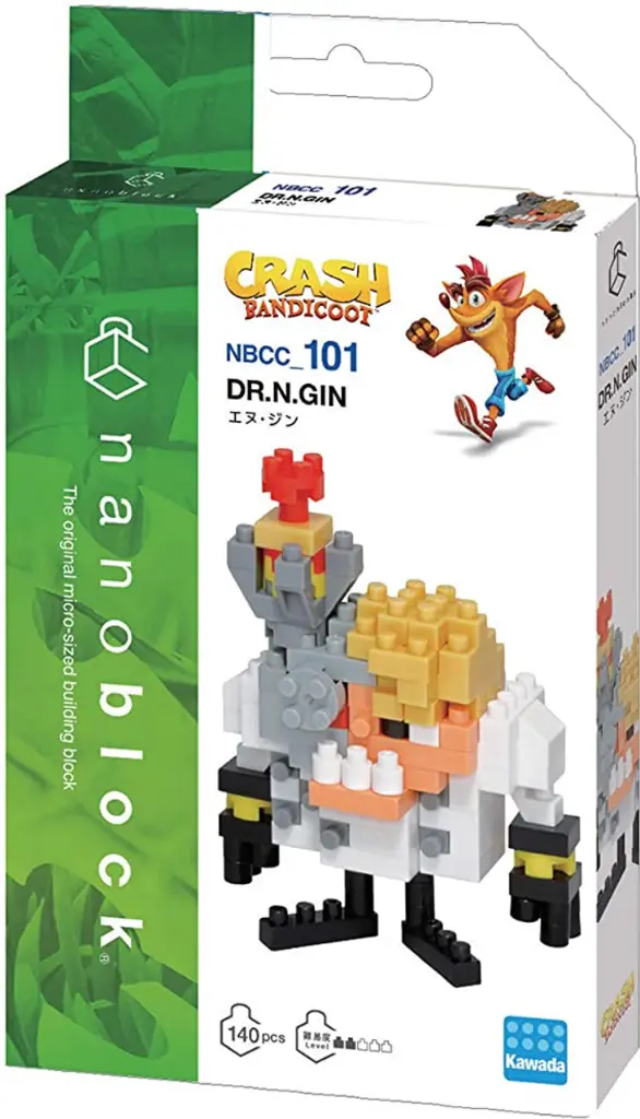Kawada NBCC-101 nanoblock Crash Bandicoot Dr.N. Gin 