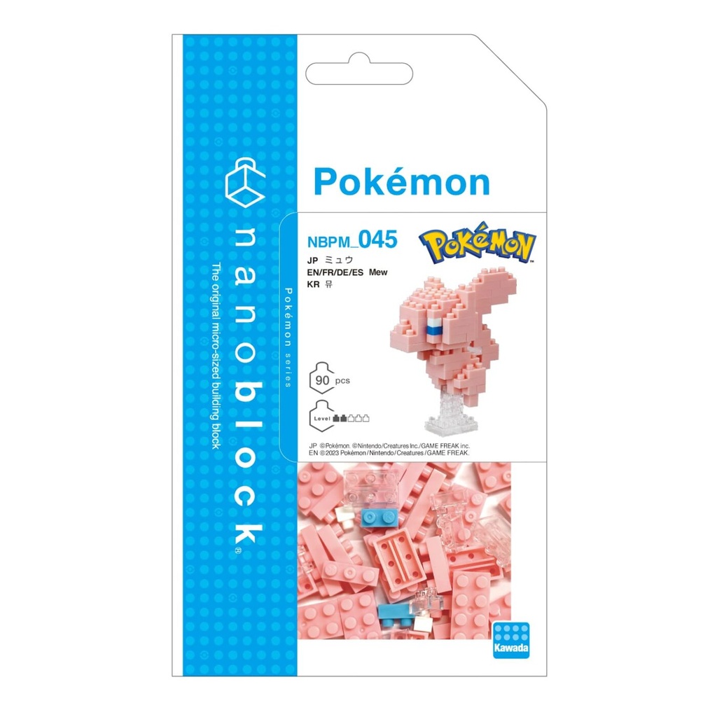 Kawada NBPM-045 nanoblock Pokemon Mew