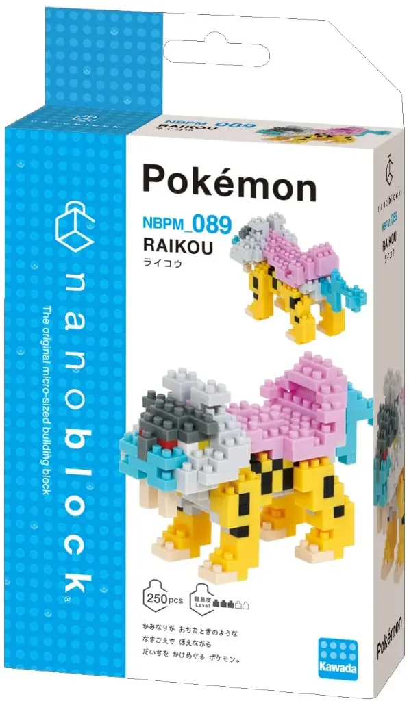 Kawada NBPM-089 nanoblock Pokemon Raikou