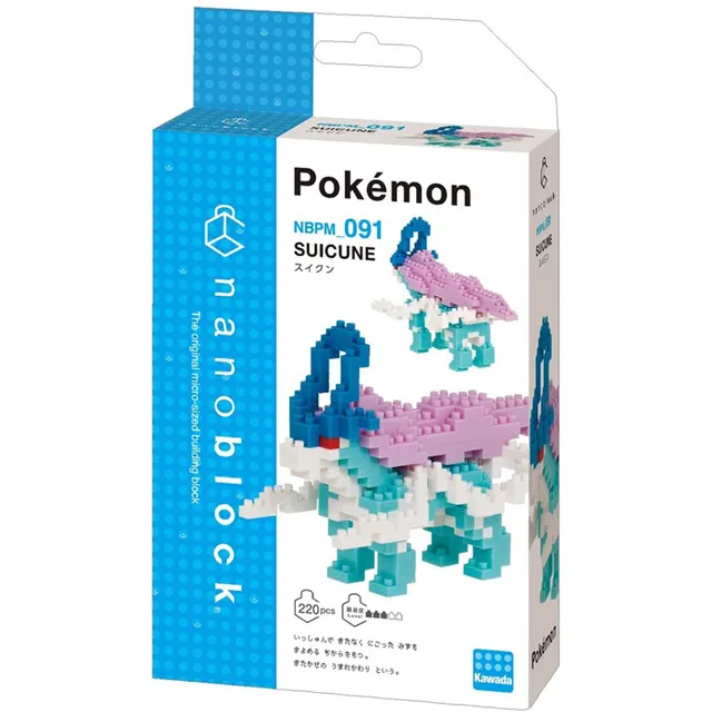 Kawada NBPM-091 nanoblock Pokemon Suicune