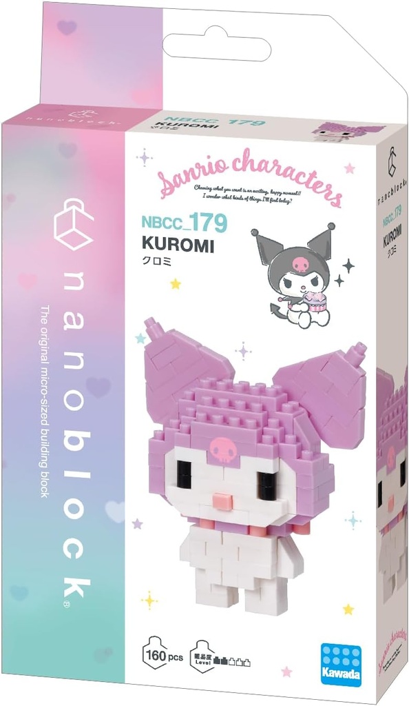 Kawada NBCC-182 nanoblock Sanrio Sanrio Kuromi