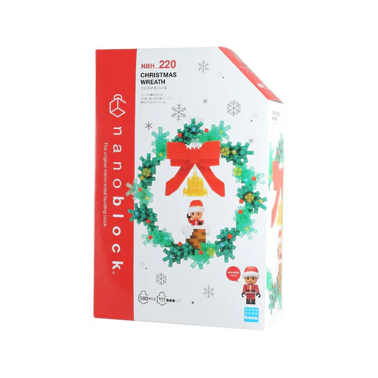 Kawada NBC-220 nanoblock Christmas Wreath 