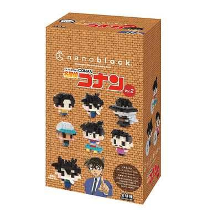 Kawada NBMC-18S nanoblock Mini nano Detective Conan vol. 2 (Full Box 6pcs) 
