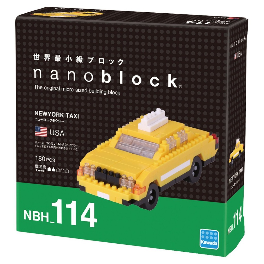 Kawada NBH-114 nanoblock New York Taxi