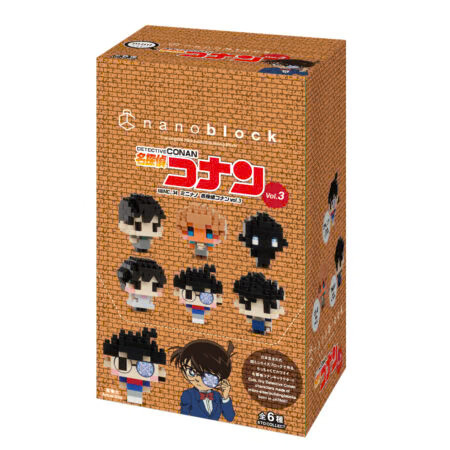 Kawada NBMC-34S Nanoblock Mini nano Detective Conan vol.3 (Full Box 6pcs) 