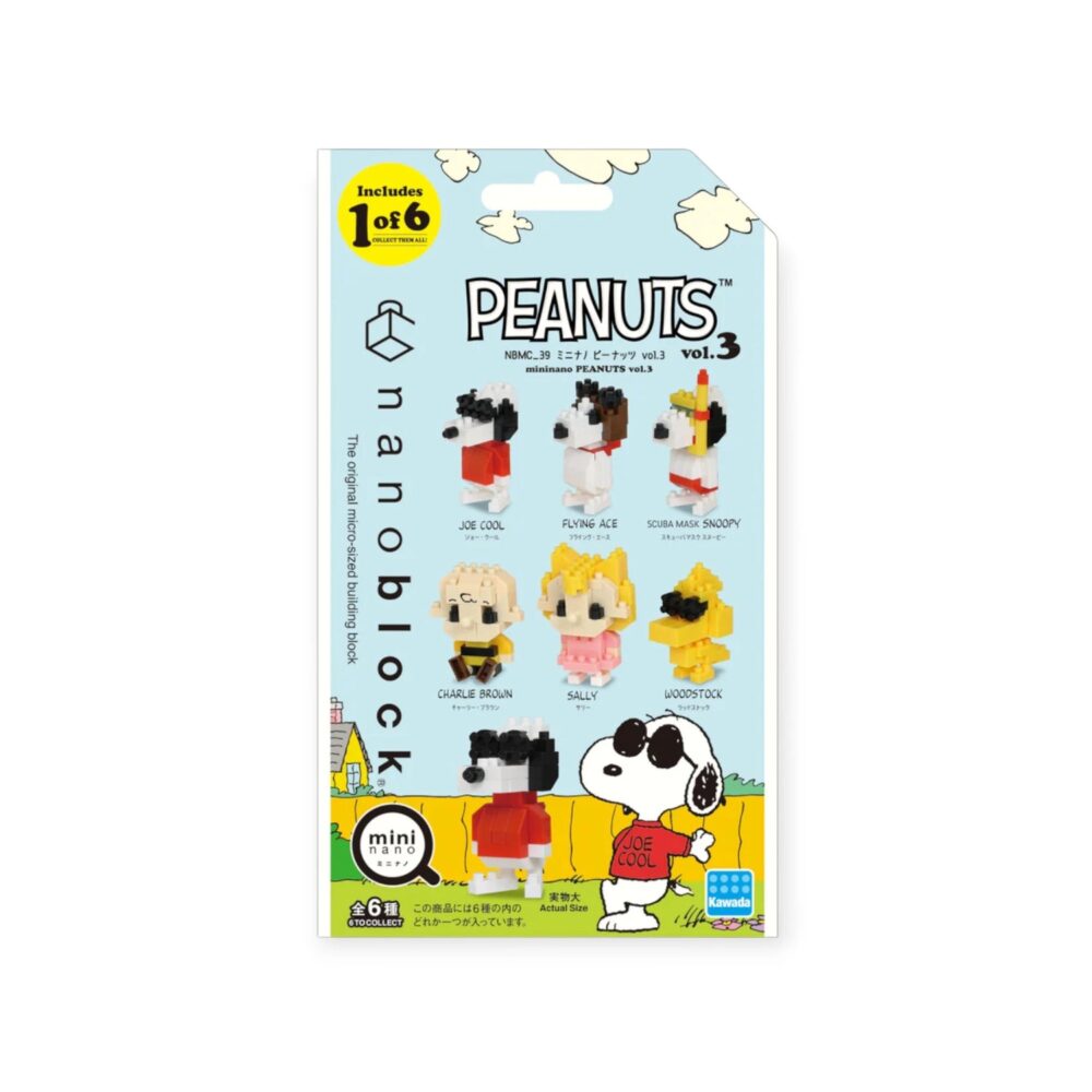 Kawada NBMC-39 Nanoblock Mini nano Peanuts vol.3 Single Pack