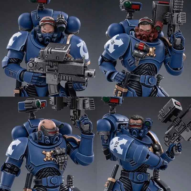 JOYTOY 1/18 Warhammer 40000 Vanguard Space Marine Ultramarines Incursors Default Specifications