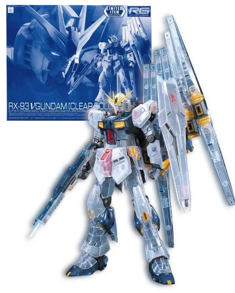 RG 1/144 RX-93 NU GUNDAM (CLEAR COLOR)