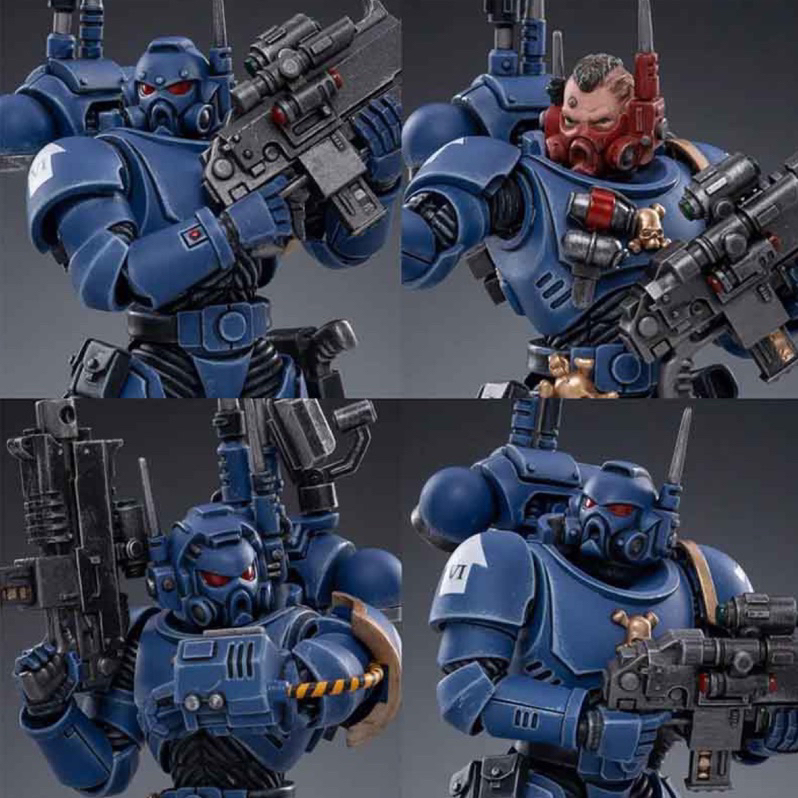 JOYTOY 1/18 Warhammer 40000 Vanguard Space Marine Ultramarines Infiltrators Default Specifications