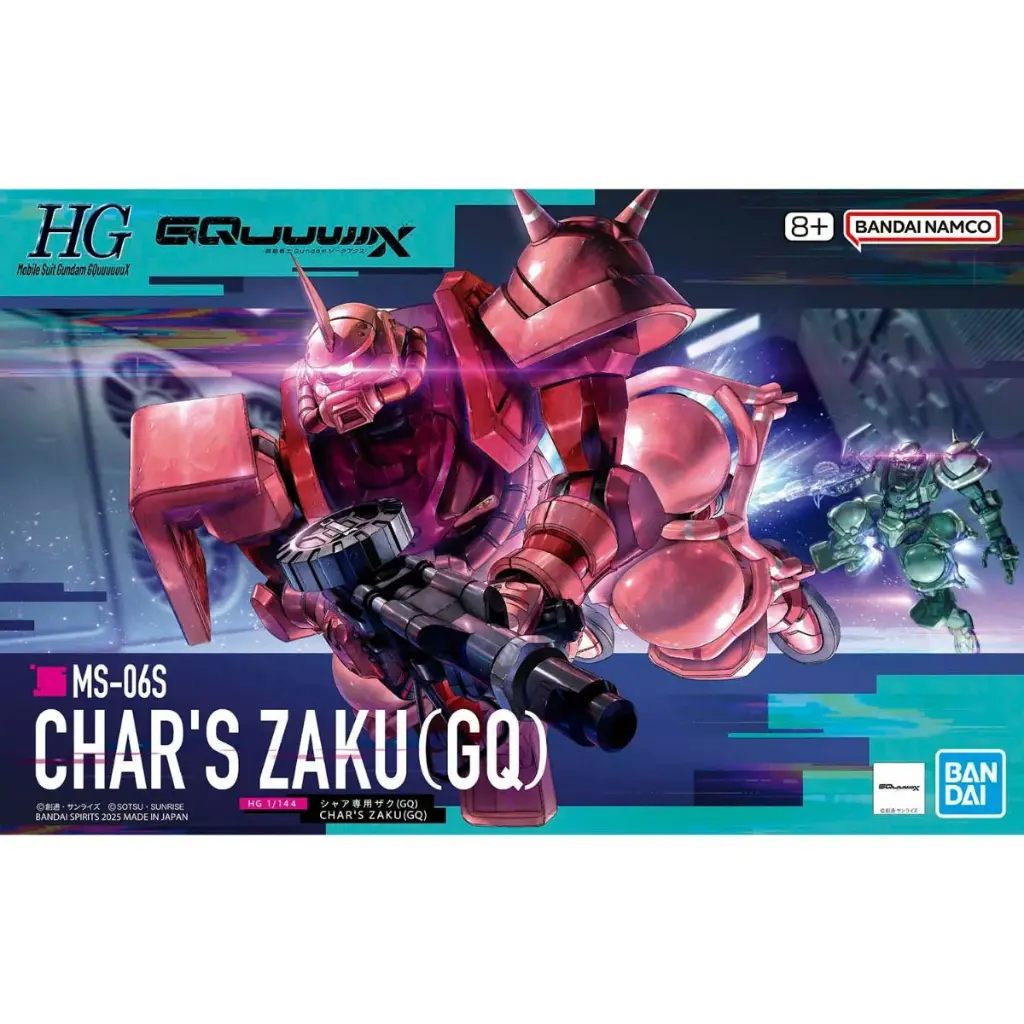 HG 1/144 Char's Zaku(GQ) "Mobile Suit Gundam GQuuuuuuX"