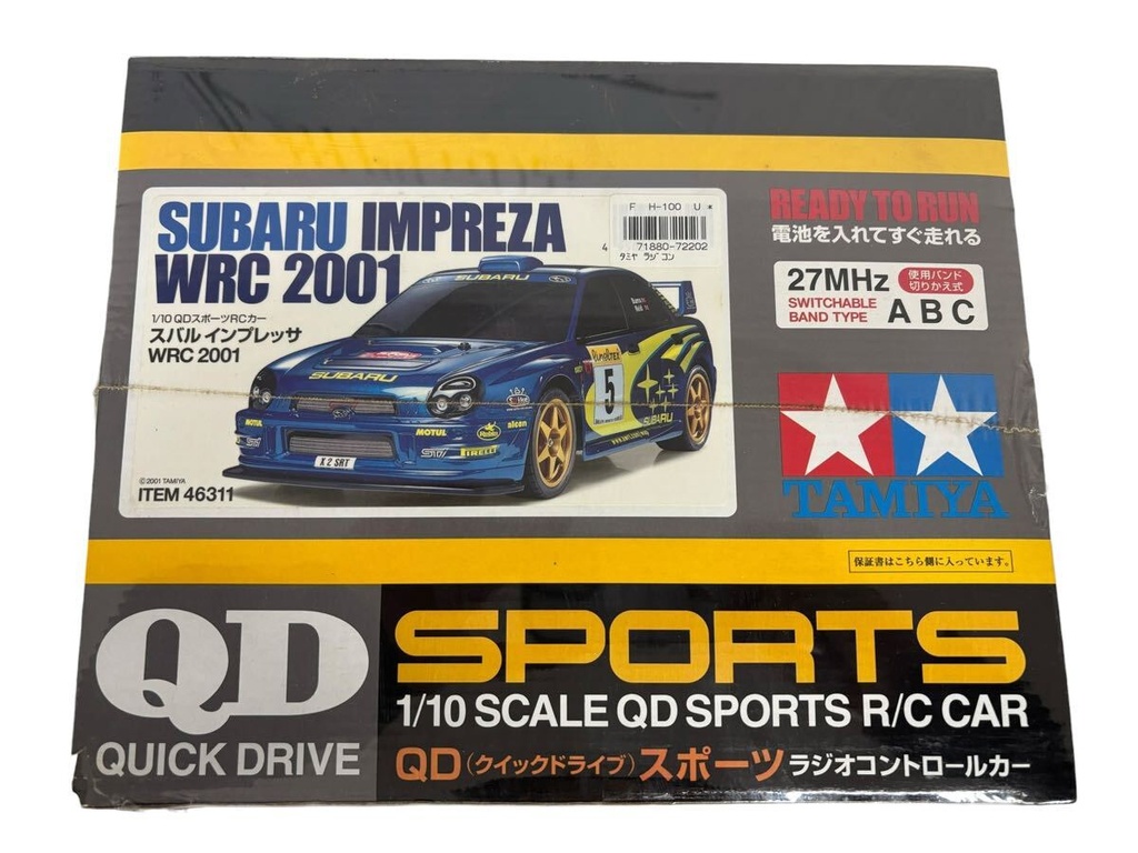 田宮（Tamiya）速霸陸Impreza WRC 2001 的QD Sports 遙控車