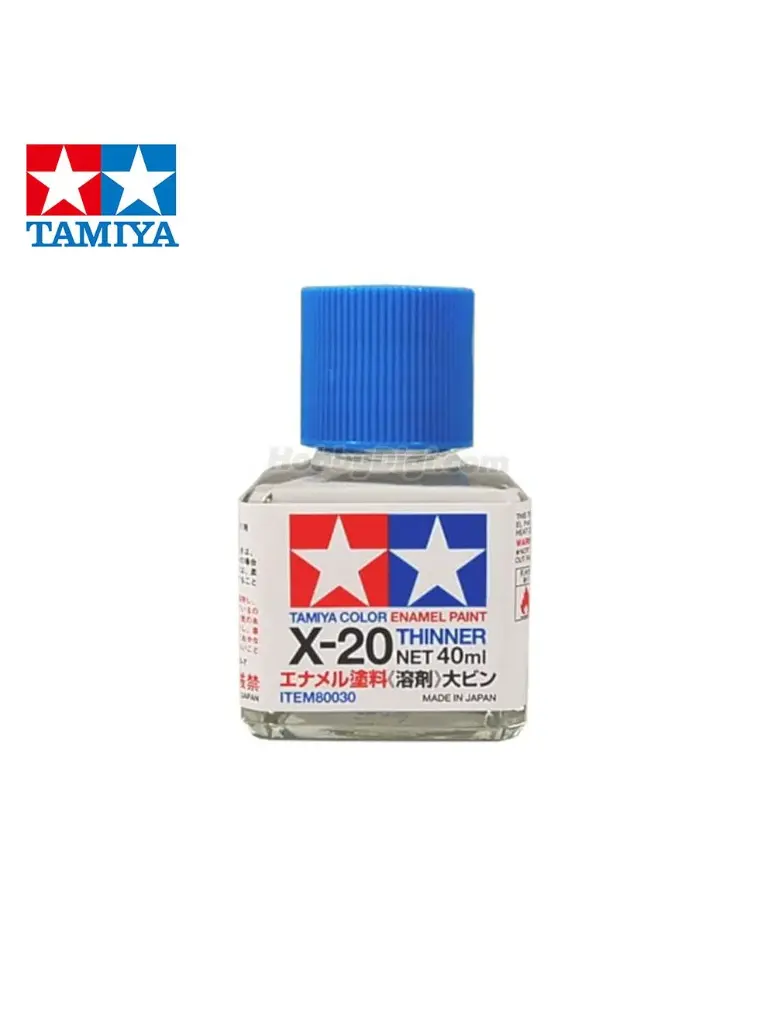 Tamiya 80030 琺瑯油X-20 稀釋劑 40ml