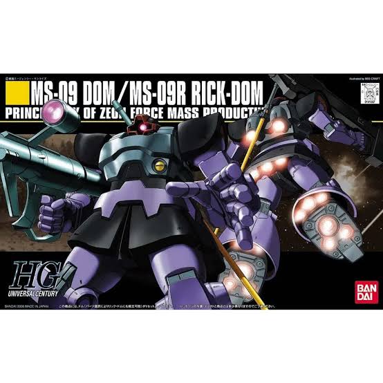 HGUC 1/144 MS-09 DOM / MS-09R RICK DOM