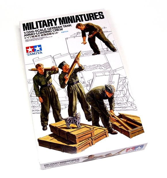 Tamiya 35188 German Tank Ammo-Loading Crew Set Tamiya田宮雙星 35188 1/35 軍事模型德軍運炮彈兵