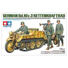 Tamiya 1/35 MM 35377 Germany Sd.Kfz.2 Mid-term Kettenkraftrad Tamiya田宮雙星1/35 MM 35377 德國Sd.Kfz.2中期型履帶式摩托車