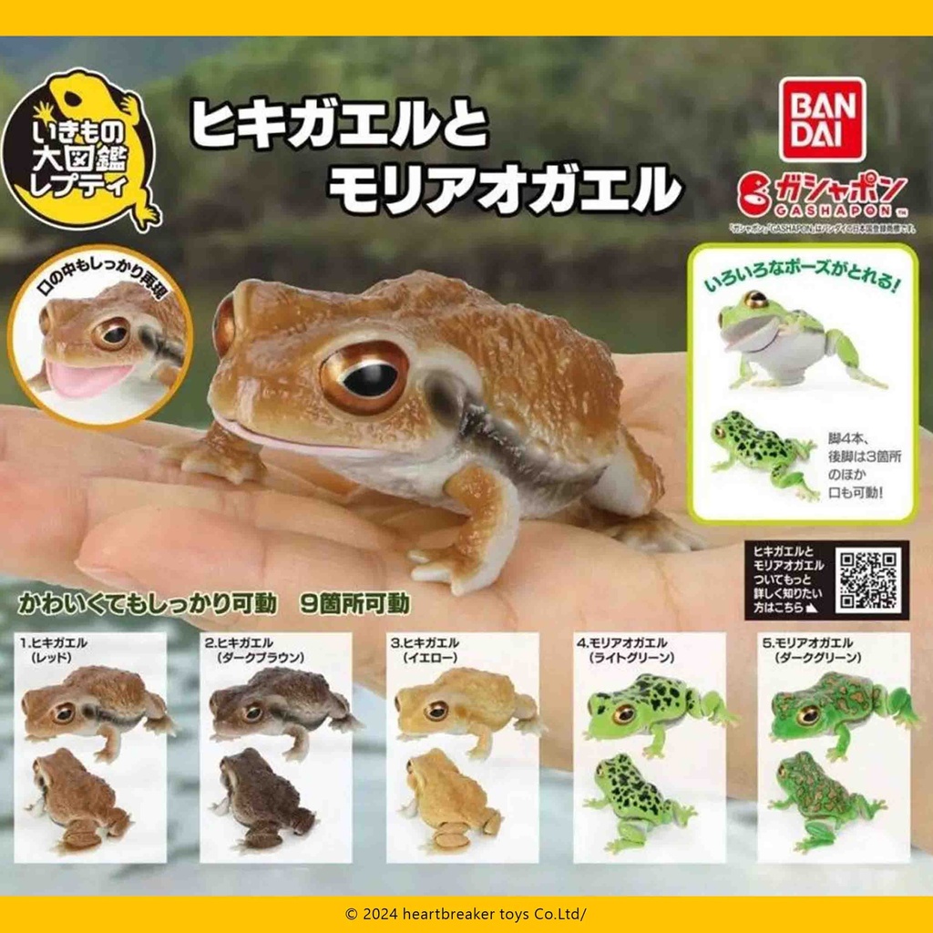 Bandai 扭蛋 - Toad and Tree Frog (Set of 5)