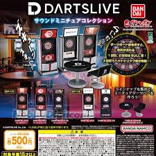 Bandai Gashapon - Dartslive Sound Miniature Collection (Set of 6)