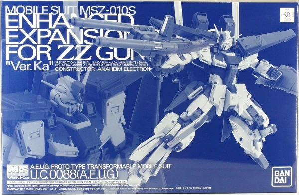 MG 1/100 ZZ 高達 Ver. Ka 增強型膨脹零件劑量 (PB)