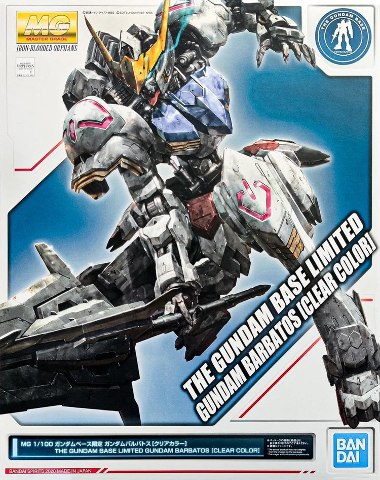 MG 1/100 The Gundam Base 限定 高達巴巴托司 [彩色透明版] (PB)