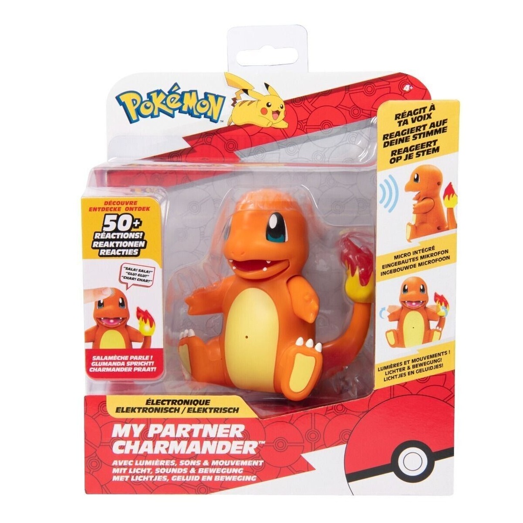 小火龍 玩具發聲發光觸控My partner Pikachu toy