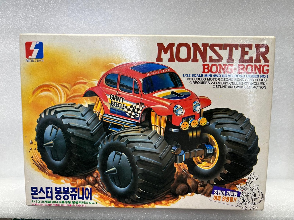Seminar 韓國 塞米納科學 韓國版 1/32 Mini 4WD 17001 Monster Beetle Jr.