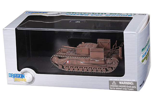 Dragon Models Churchill Mk.III Fitted for Wading, 14th Canadian Armoured Regiment, Dieppe 1942 (1/72 Scale) 
