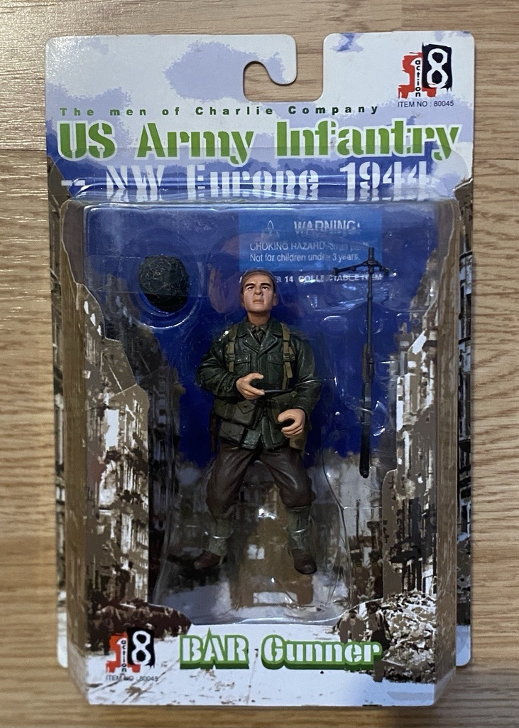 威龍 Dragon Action 18 Figure 80045 US Army Infantry NW Europe 1944 BAR Gunner "Dutch"