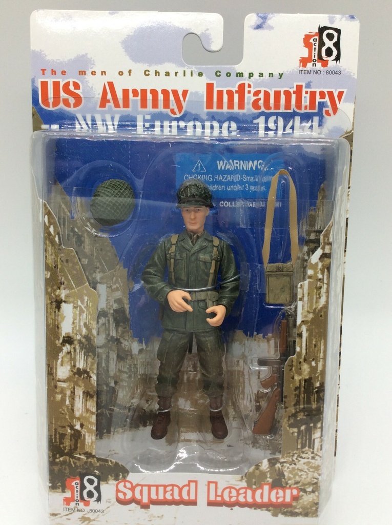 威龍 Dragon Action 18 Figure 80043 US Army Infantry 1944 SQUAD LEADER "Sarge" B528