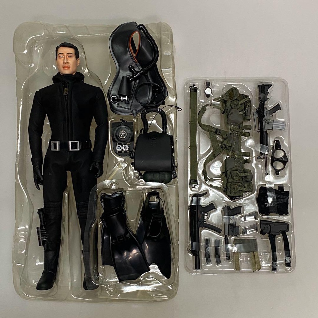 全新 絶版 無外盒 散貨 Dragon 龍記 1:6 HK police SDU 香港警察水鬼隊