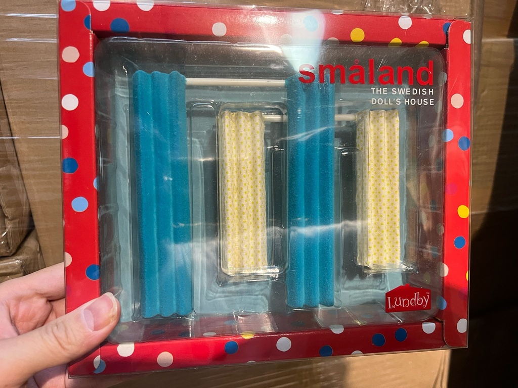 Lundby Smaland 2 Curtains for Dollhouse