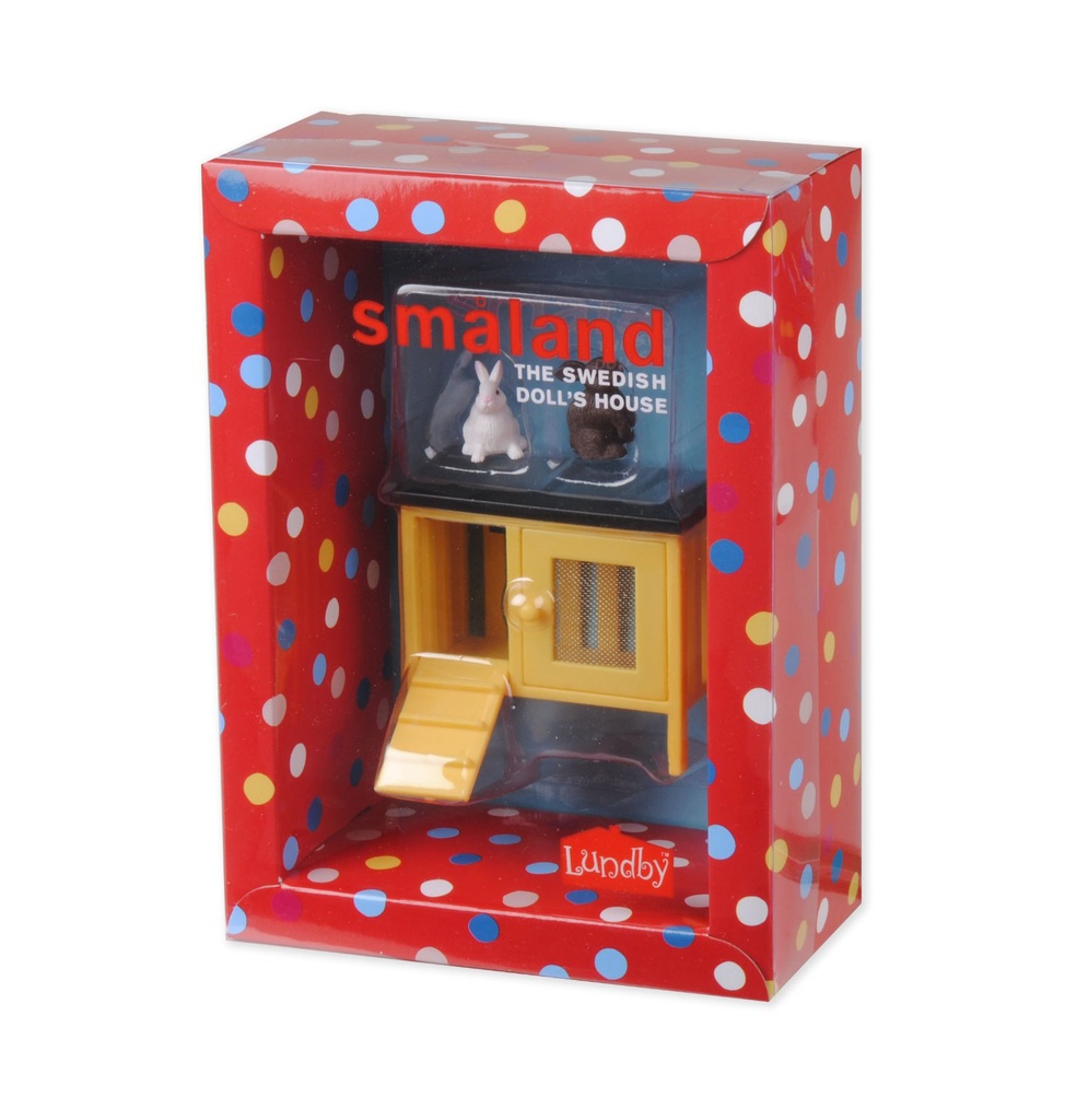 Lundby Smaland 2 隻兔子和籠 #8041
