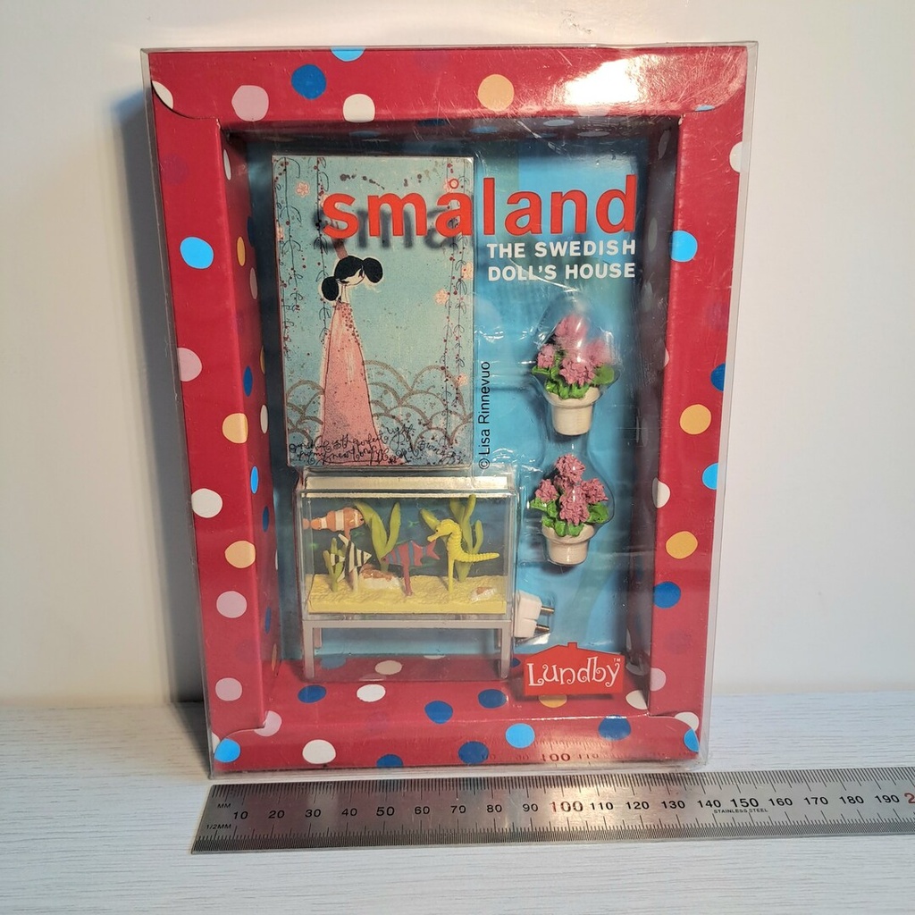 Lundby Smaland Retro Flowers Aquarium Pictures 