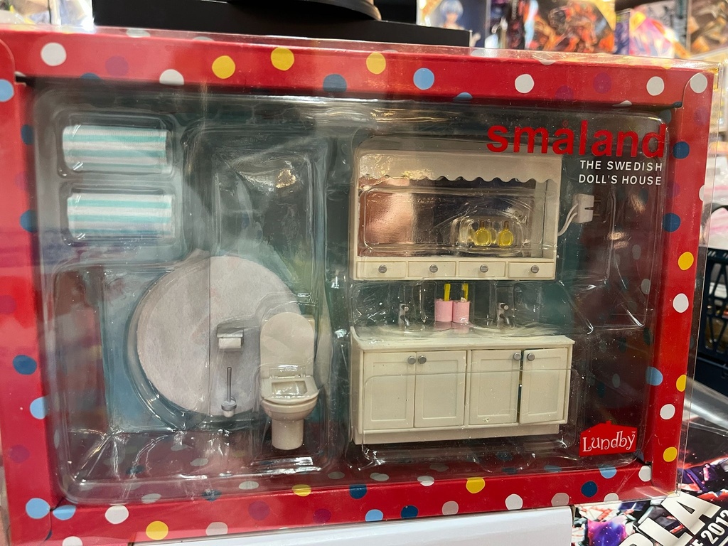 Lundby Smaland 小型經典浴室家具套裝 #2052