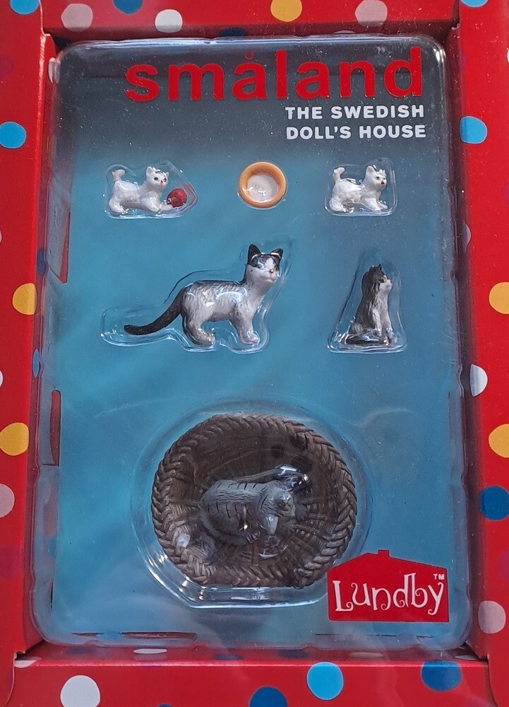 Lundby Smaland 貓家族 #8042
