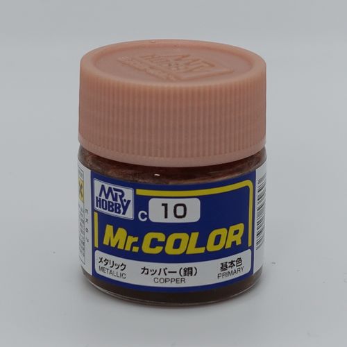 Mr.Hobby郡士 Mr.Color C10 油性模型油 銅色 10ml 