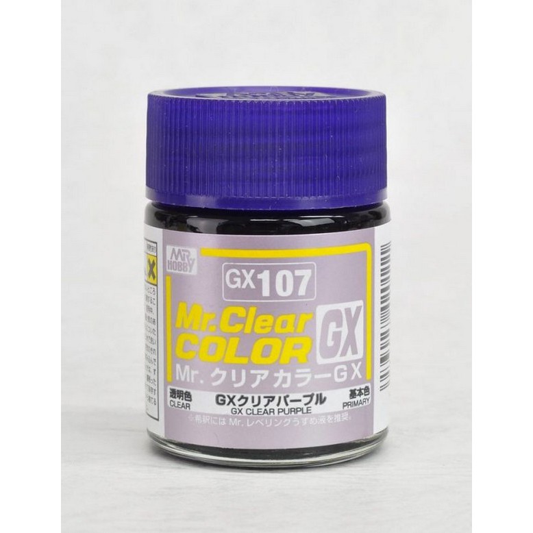 GSI Mr.Hobby Mr.Color GX107 Clear Purple 18ml