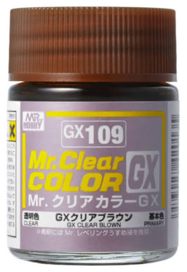 GSI Mr.Hobby Mr.Color GX109 Clear Brown 18ml