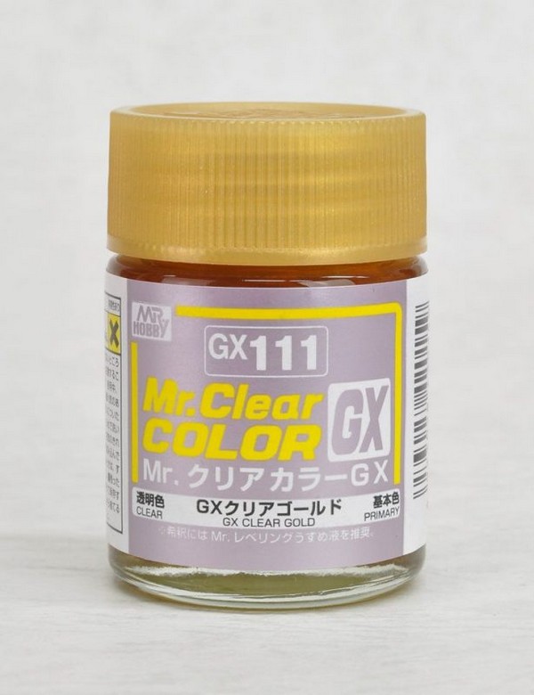 Mr.Hobby郡士 Mr.Color GX111 油性模型油 透明金色 18ml 