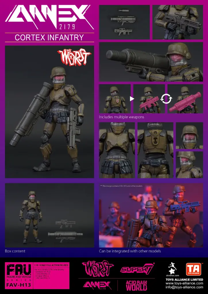  酸雨戰爭 ACID RAIN TOYS ALLIANCE ANNEX - FAV-H13 Cortex Infantry 科泰斯步兵
