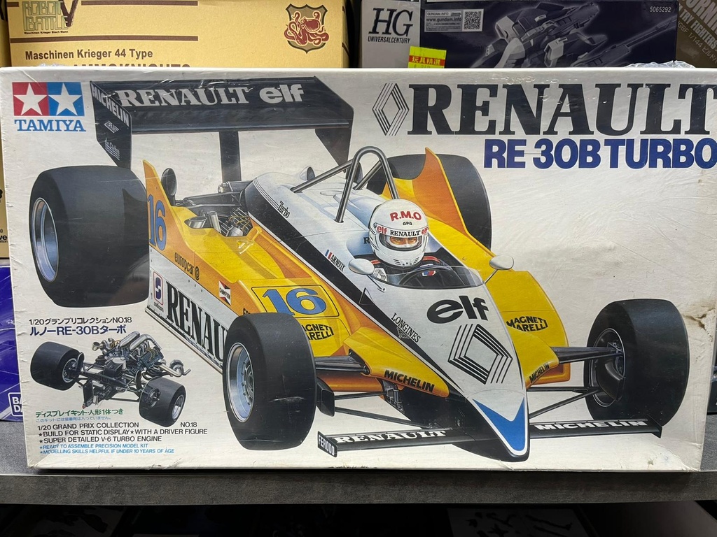 Tamiya 1/20 RENAULT RE30B TURBO 模型