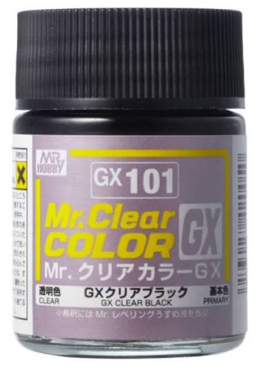 GSI Mr.Hobby Mr.Color GX101 Clear Black 18ml