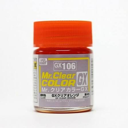 GSI Mr.Hobby Mr.Color GX106 Clear Orange 18ml