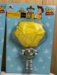 Disney Pixar 反斗奇兵 Toy Story Woody Parachute Sky Diver Figure 胡迪/ 巴斯光年 降落傘 